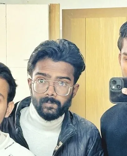 At a formal campus event