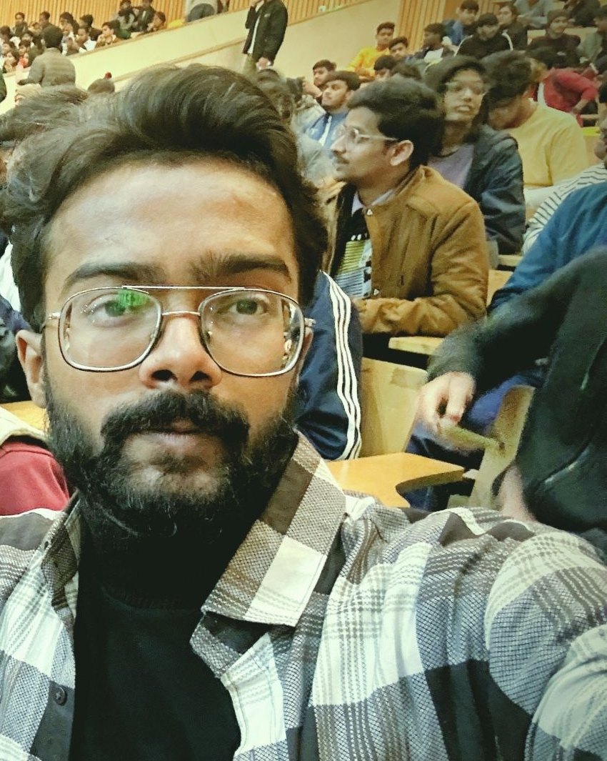 In a packed college auditorium