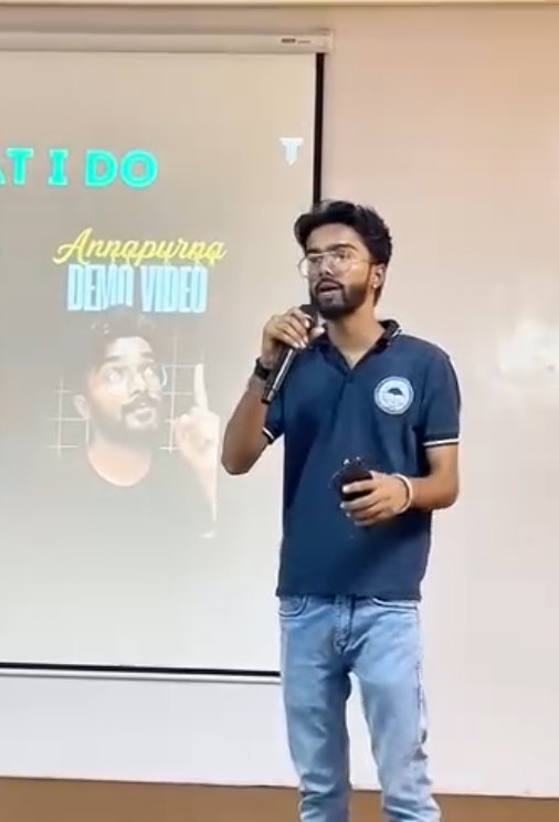 Presenting Annapurna on stage
