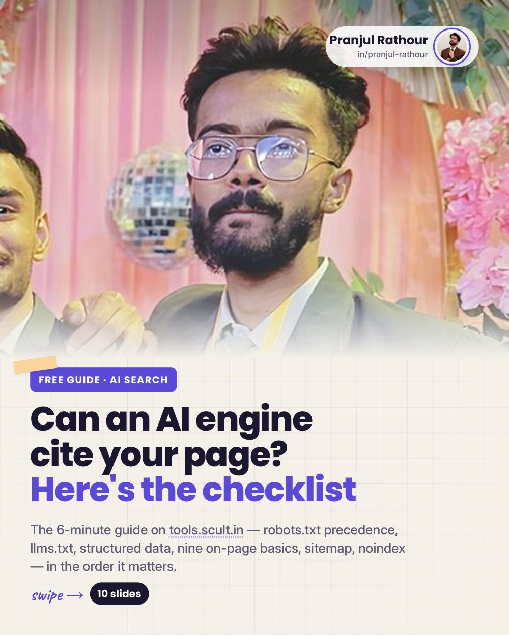 The AI-search visibility checklist