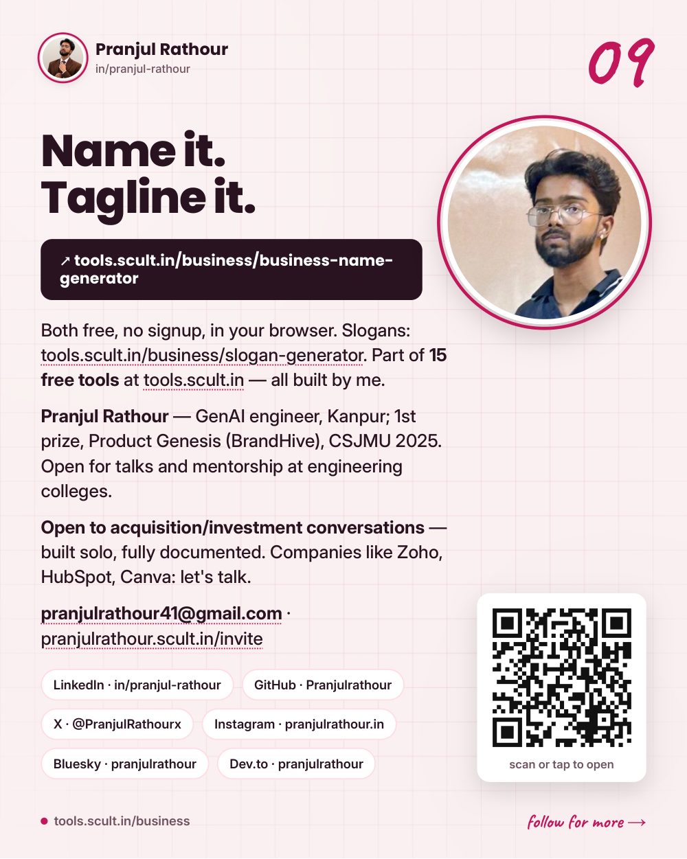 Naming a business without a naming agency, slide 9 of 9