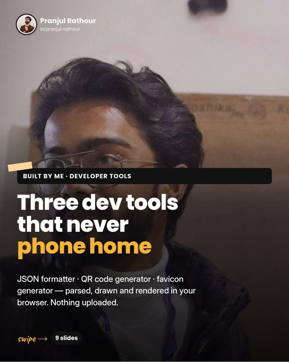 Three developer tools that never phone home