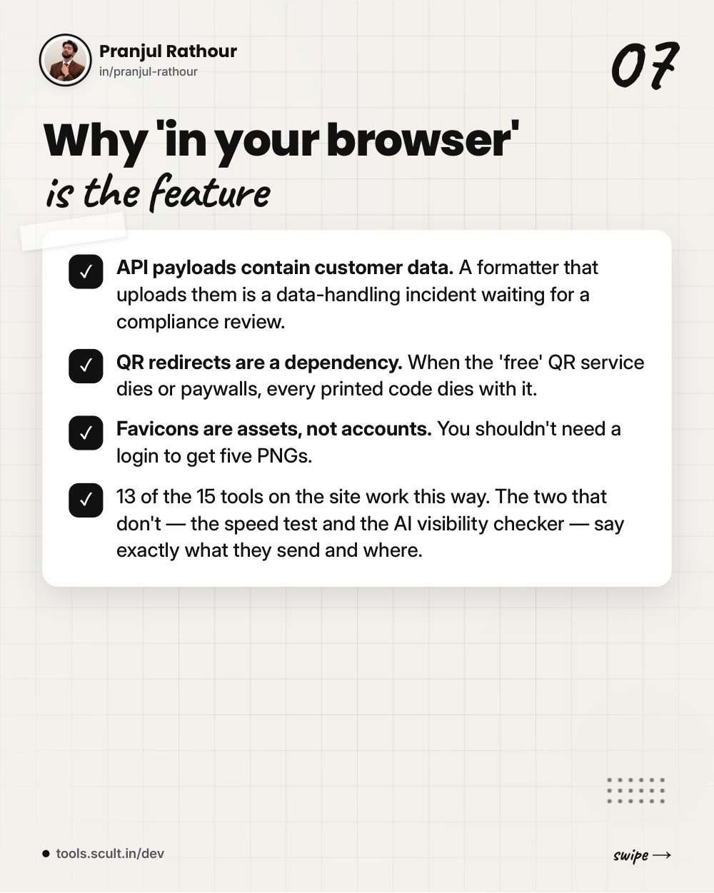 Three developer tools that never phone home, slide 7 of 9