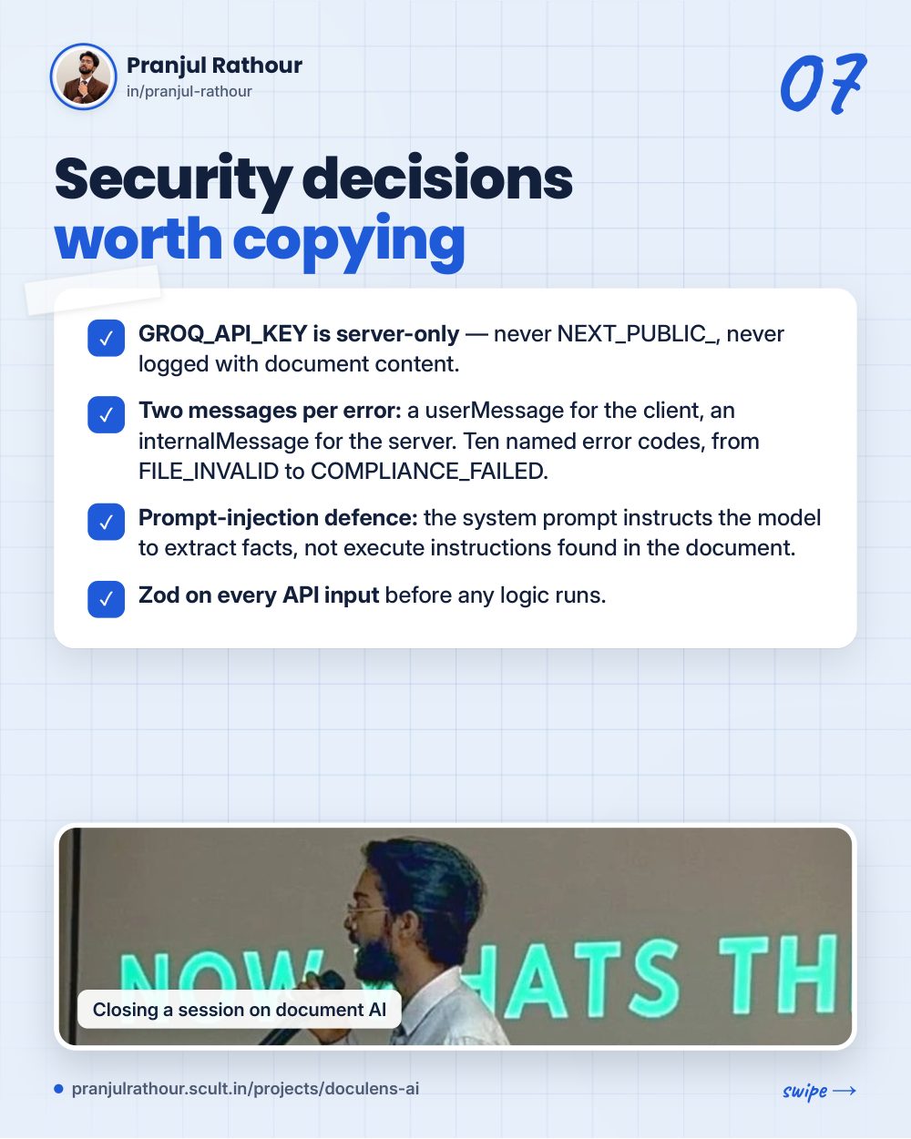 DocuLens AI, slide 7 of 10