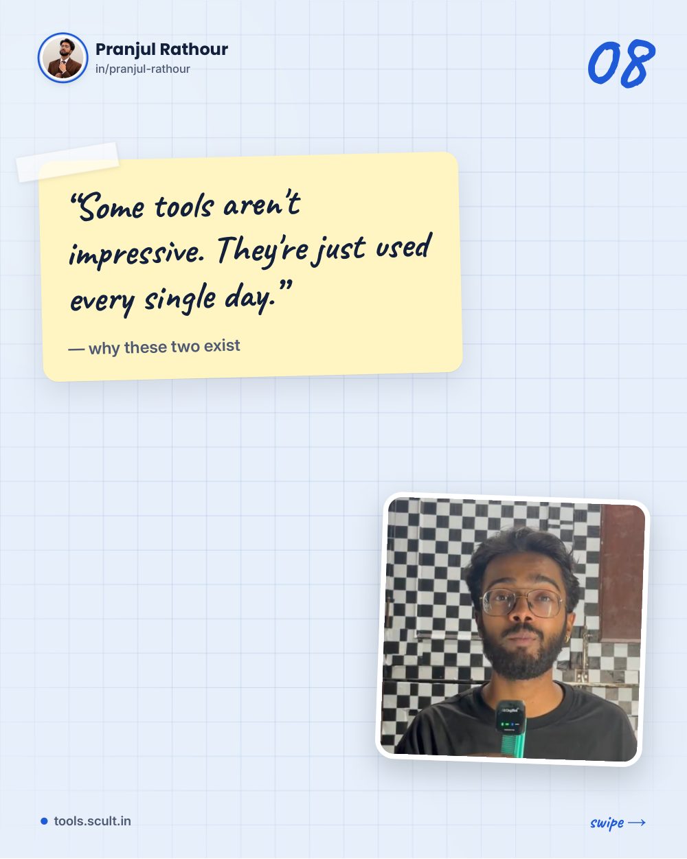 Two small tools people use every day, slide 8 of 9