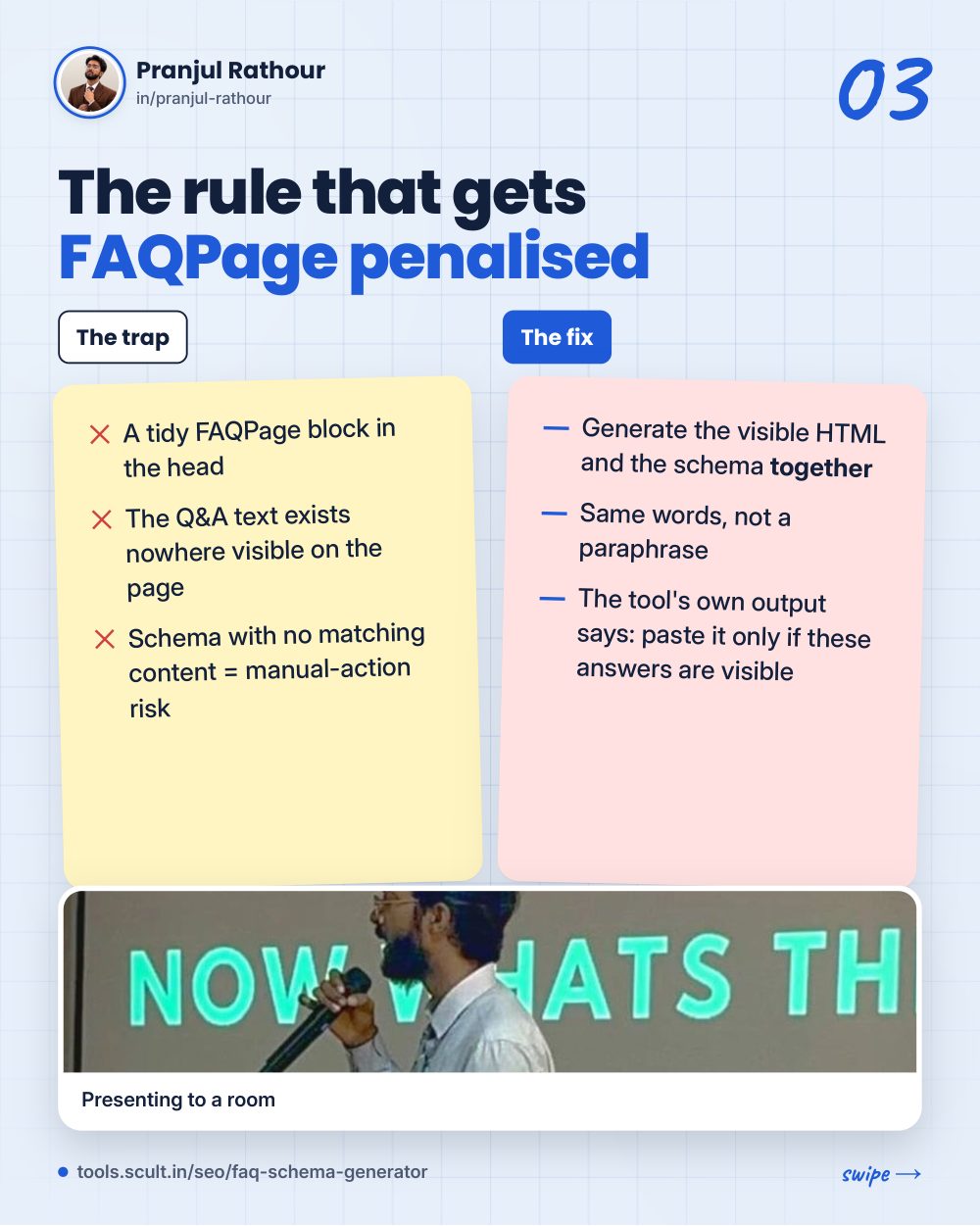 FAQ Schema Generator, slide 3 of 8