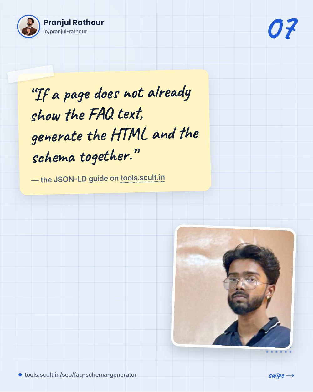 FAQ Schema Generator, slide 7 of 8
