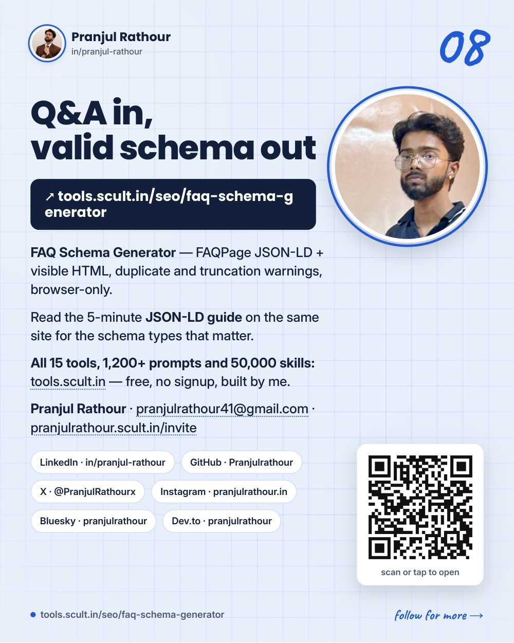 FAQ Schema Generator, slide 8 of 8