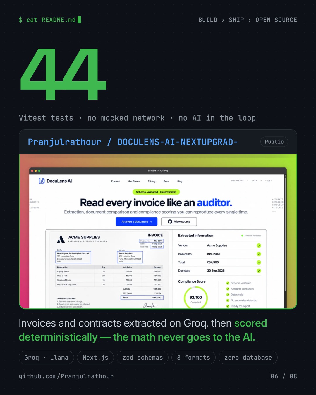 5 production AI apps, all open source, slide 6 of 8