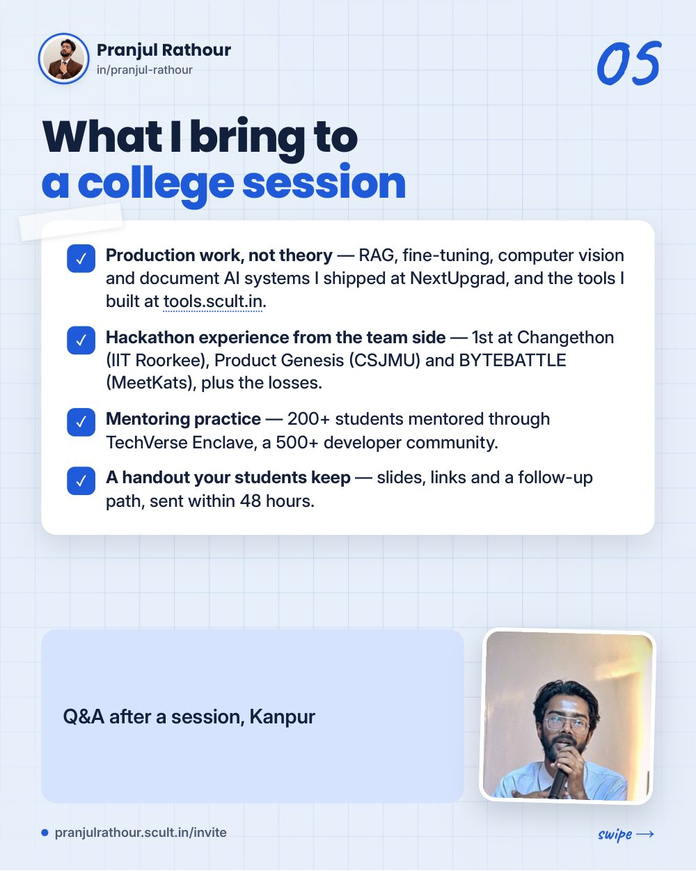 How to invite a GenAI guest speaker to your college, slide 5 of 10