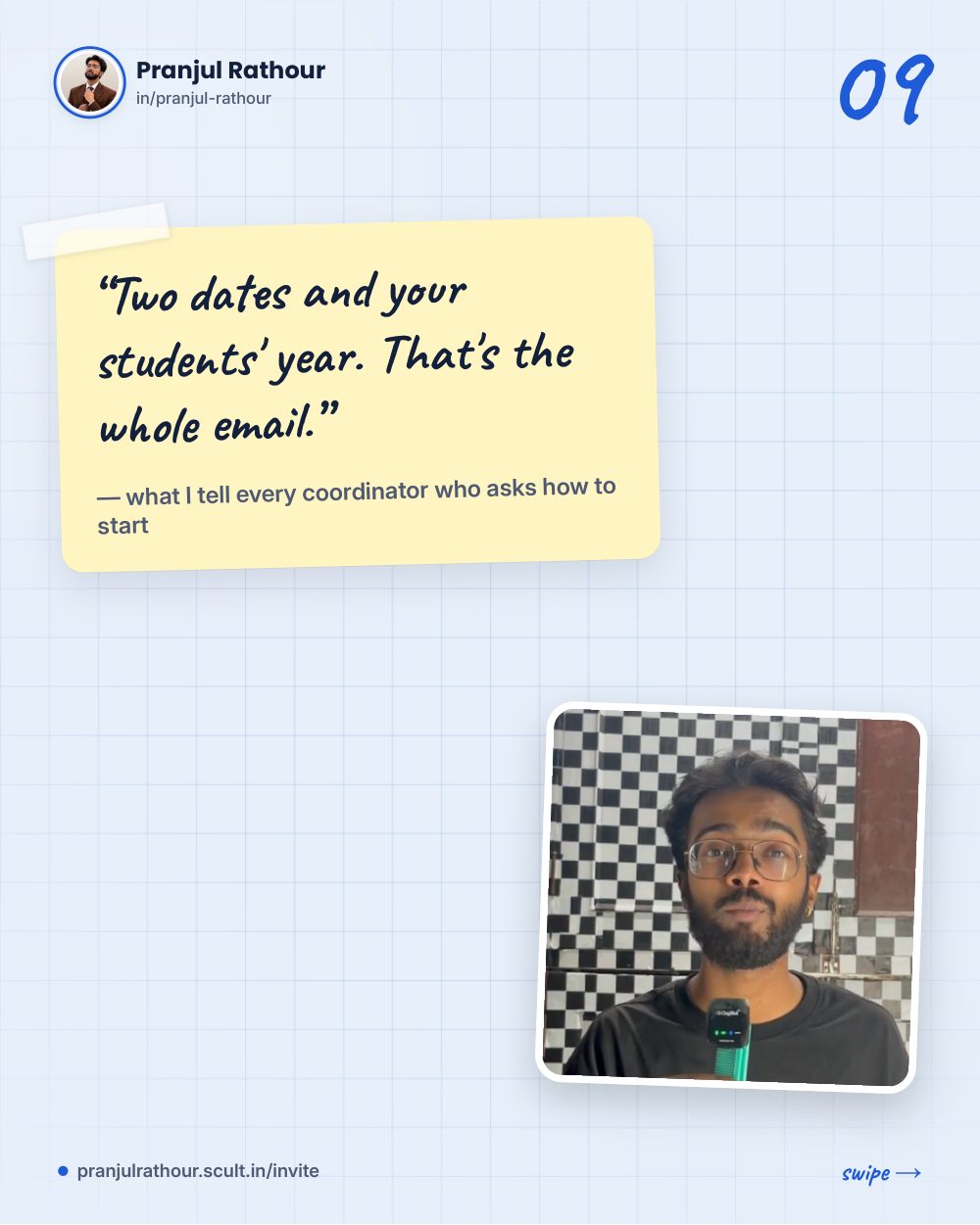 How to invite a GenAI guest speaker to your college, slide 9 of 10