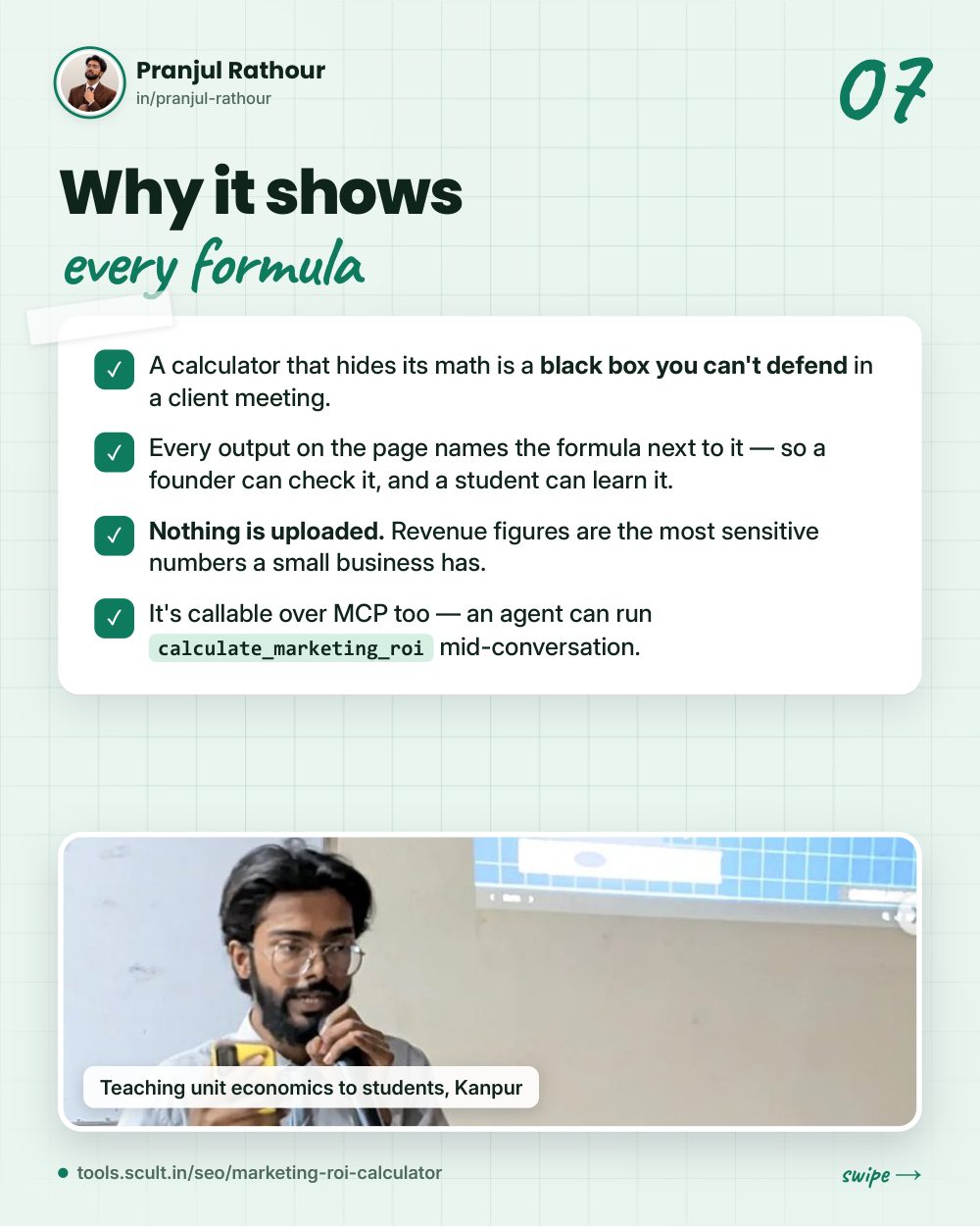 ROI, ROAS and break-even, slide 7 of 9