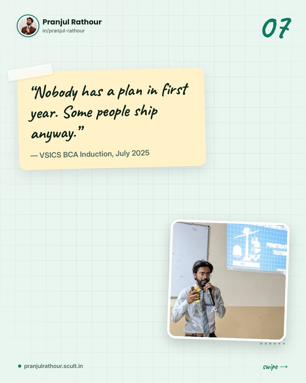 What mentoring 200+ students taught me, slide 7 of 8