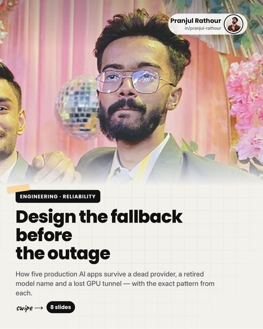 Design the fallback before the outage