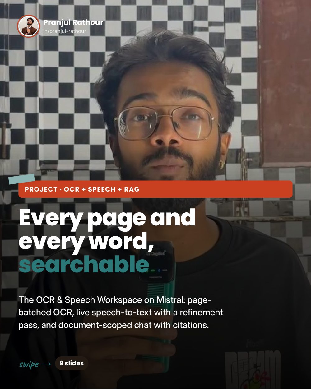OCR & Speech Workspace
