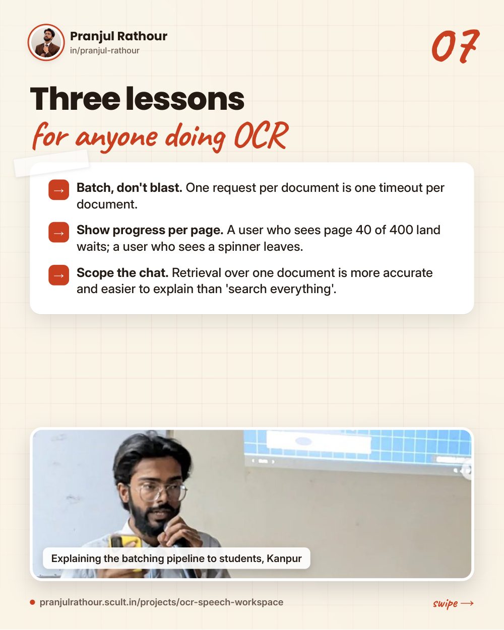 OCR & Speech Workspace, slide 7 of 9