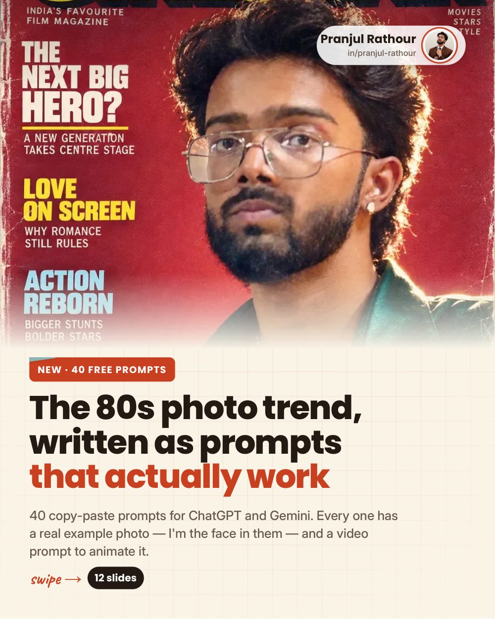 40 free 80s Bollywood photo prompts