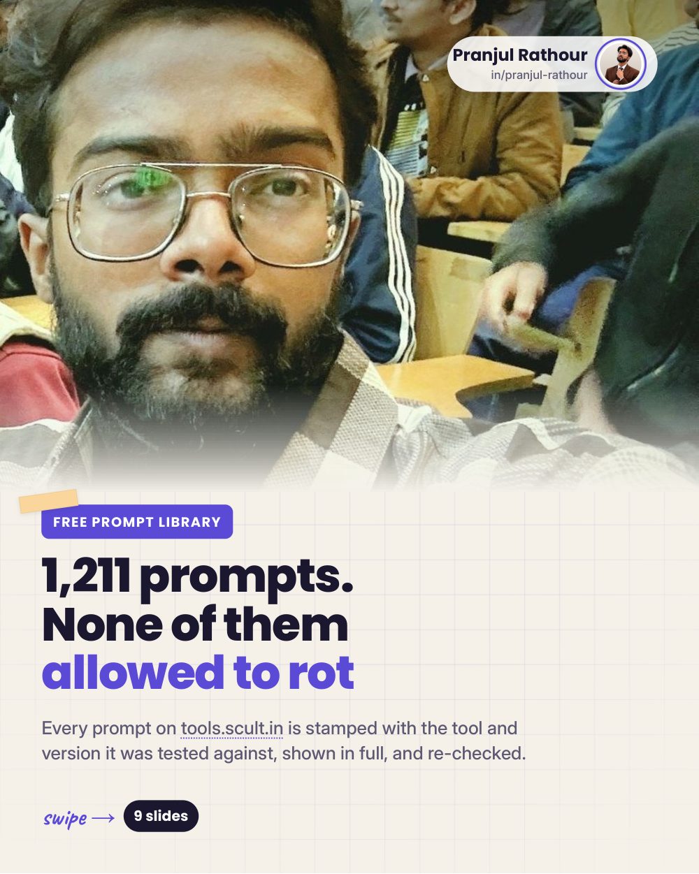 How a 1,211-prompt library stays honest