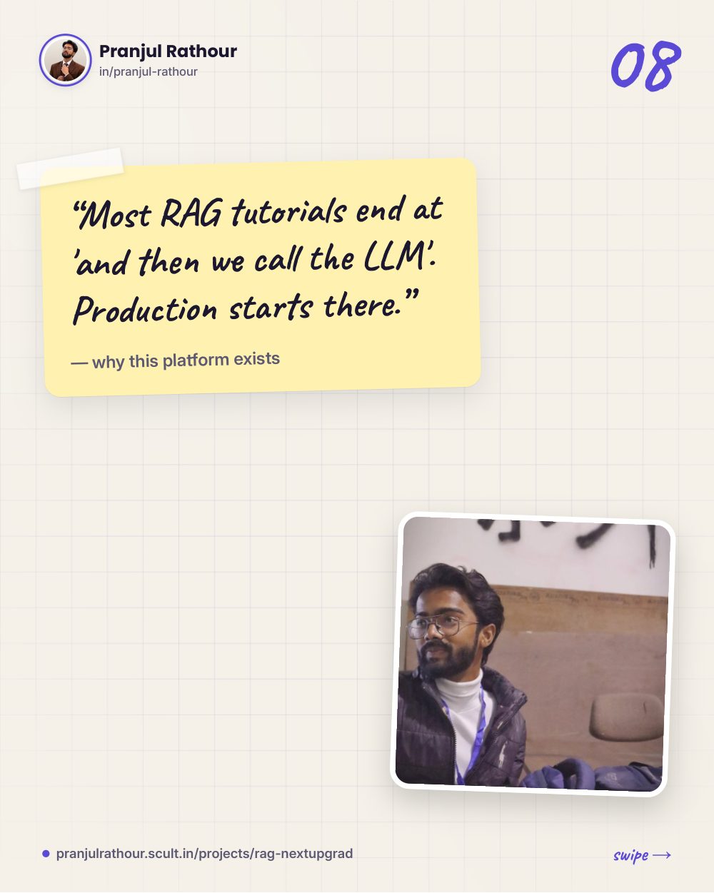 RAG.NextUpgrad, the architecture, slide 8 of 9