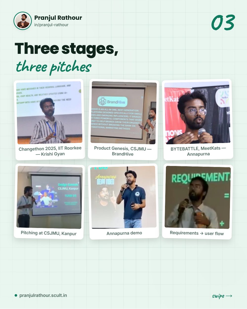 Three first prizes in one year, slide 3 of 11