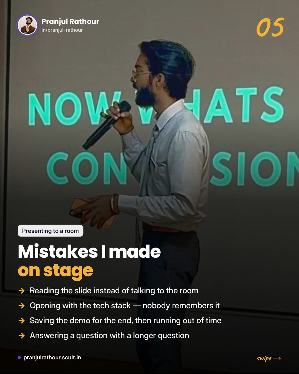The two-minute pitch, slide 5 of 8