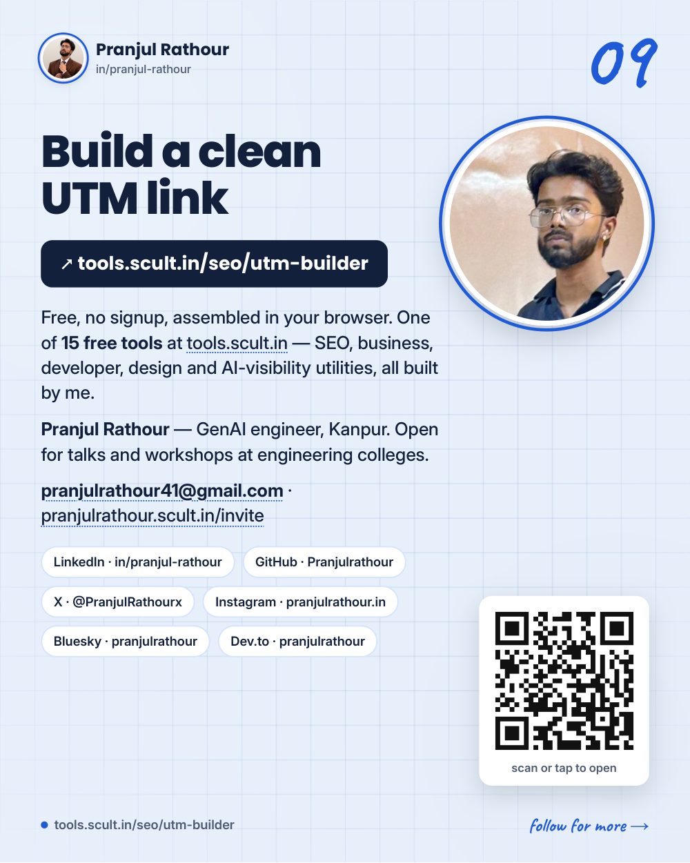 UTM links that survive GA4, slide 9 of 9