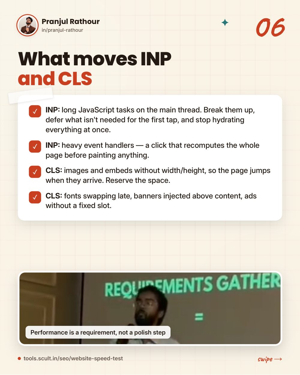 Core Web Vitals without the jargon, slide 6 of 9