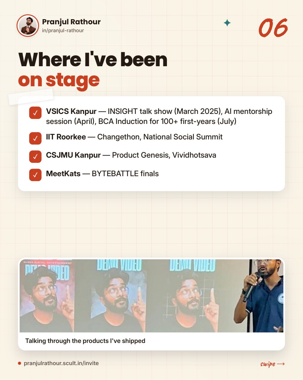 Why I speak at student communities for free, slide 6 of 8